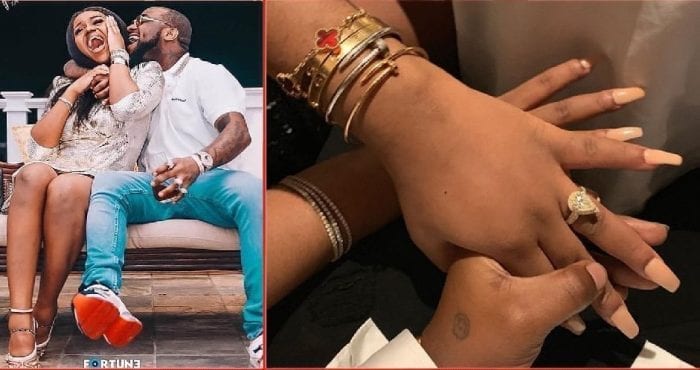 Davido and Chef Chioma gets engaged