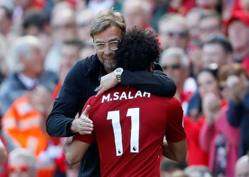 Klopp and Salah