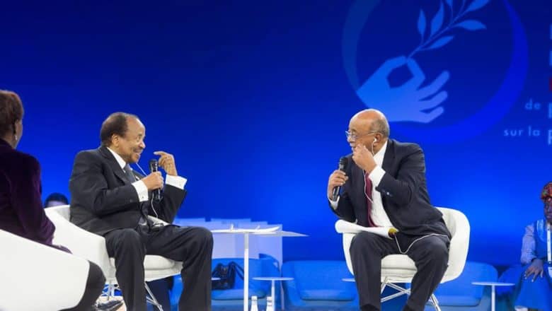 Paul Biya Paris Peace summit