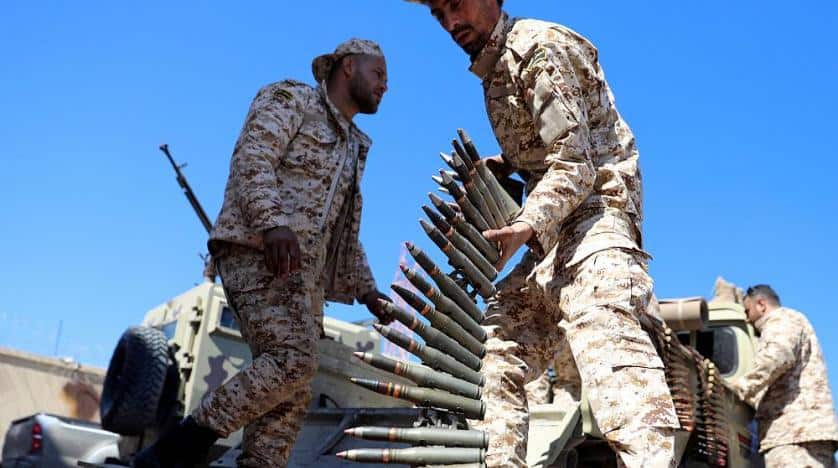 the lna set to advance on misrata. reuters