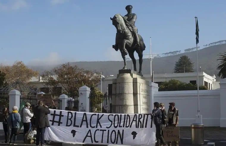 "Black lives matter" movement in South Africa