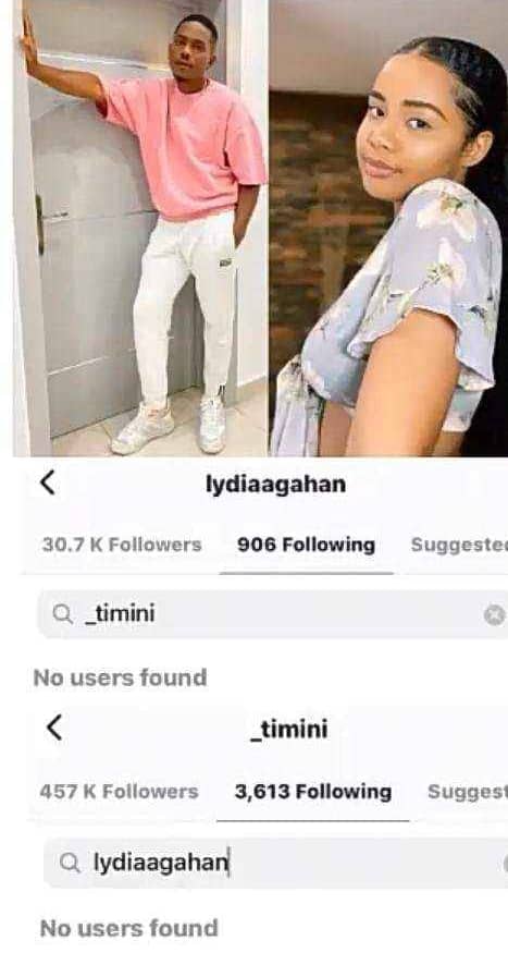 Actor Timini and girlfriend unfollow each other on IG