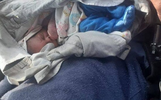 Newborn baby found in South Africa