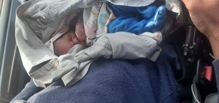 Newborn baby found in South Africa