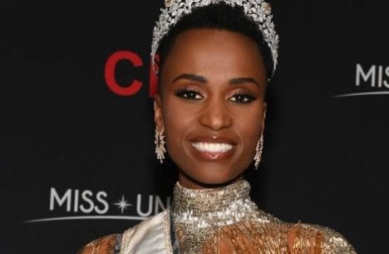 Miss Universe Zozibini Tunzi accepts the black and white challenge
