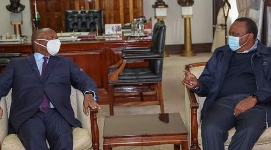 Kabaka visits President Uhuru Kenyatta
