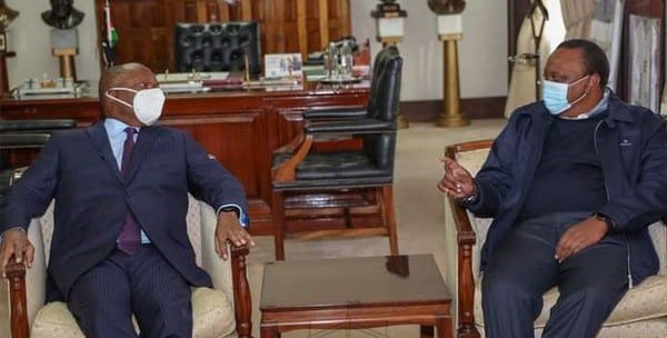 Kabaka visits President Uhuru Kenyatta