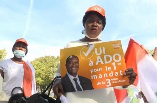 Pro-Ouattara supporters rally In Paris ahead of presidential elections