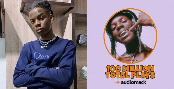 Rema Excited As He Hits 100 Million Streams On Audiomack