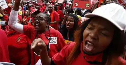 Protect Workers': Unions press South Africa govt on jobs, economy