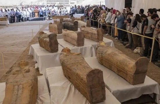 Archeologists in Egypt find 59 ancient coffins