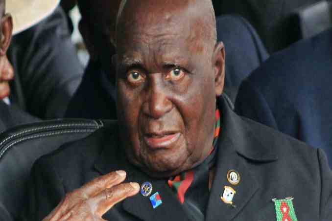 Kenneth Kaunda,Zambia's founding father,mourned for 21 days