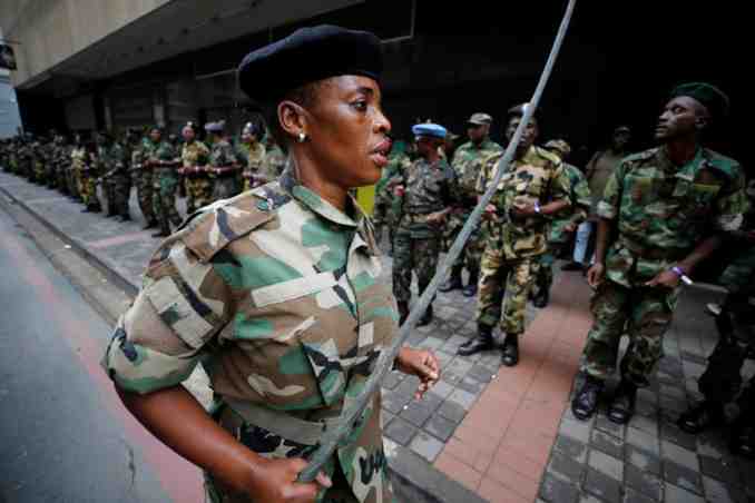 South Africa Resorts To Military Support,Mass Public Damage