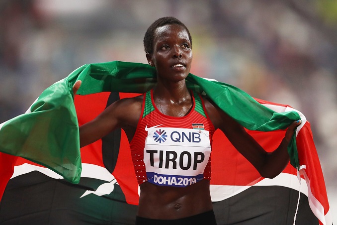 agnes tirop a murdered kenyan athlete was laid to rest in iten kenya
