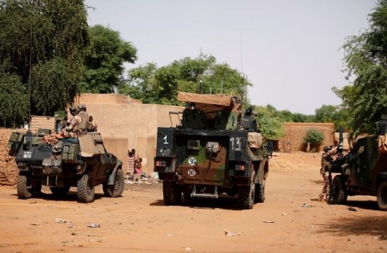 file photo: french soldiers patrol in the streets of gossi, mali