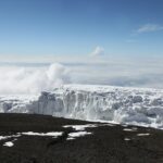 un report states that three glaciers in africa on verge of meltdown