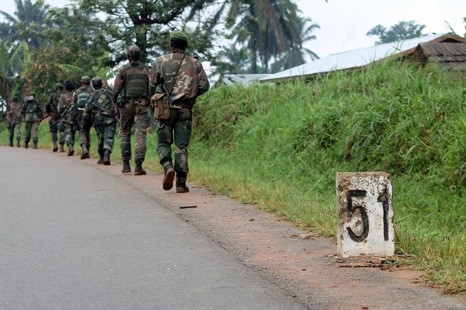 in eastern dr congo a rebel group attacks security forces