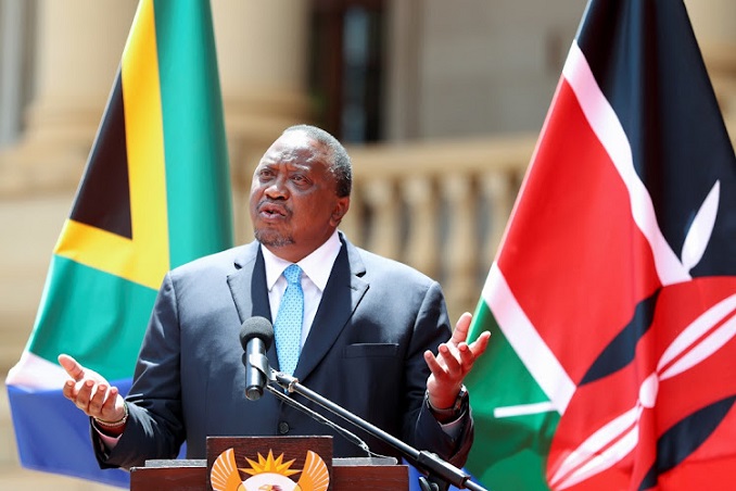 presidents of kenya and south africa urge for african peace