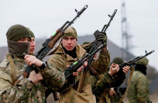 file photo: militants of the self proclaimed donetsk people's republic train at a range in donetsk