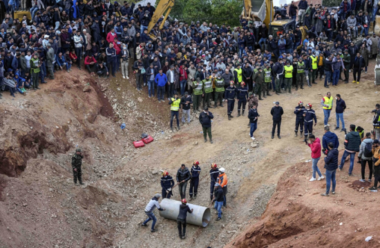 the death of a 5 year old boy trapped in a well in morocco