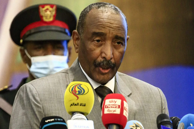 general abdel fattah al burhan of sudan is in cairo for an official visit