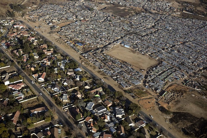 aerial view of kya sands in johannesburg, south africa