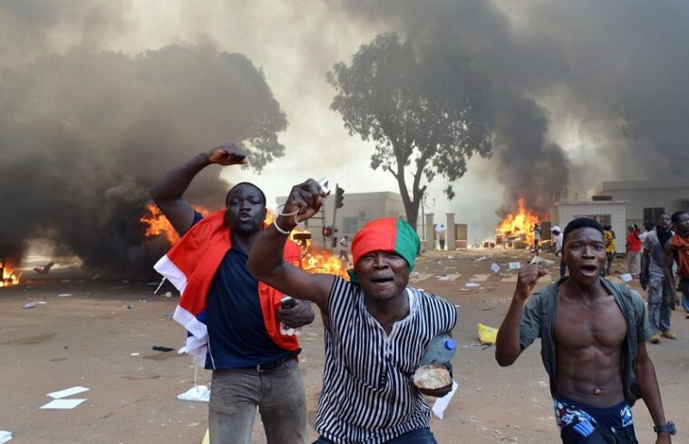 eight civilians were killed in an incident in burkina faso while attending a baptism