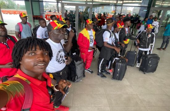 ghana's arrival at birmingham 2022 commonwealth steals show