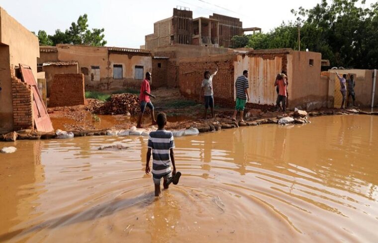 floods in sudan continue to destroy homes, killing 66 people