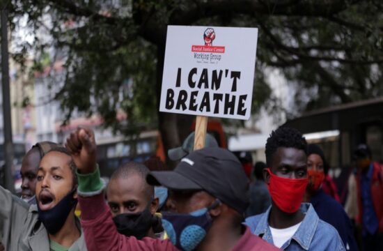 climate change demonstrators in nairobi seek compensation from rich nations