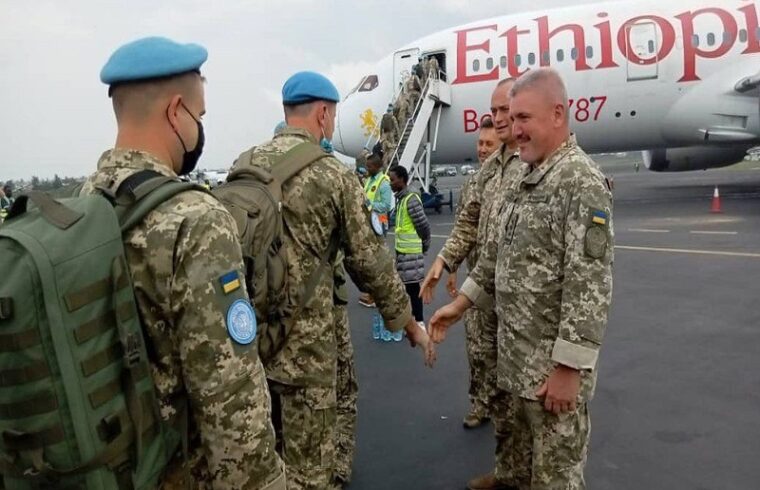 the ukrainian force in the monusco peacekeeping mission in the dr congo has left