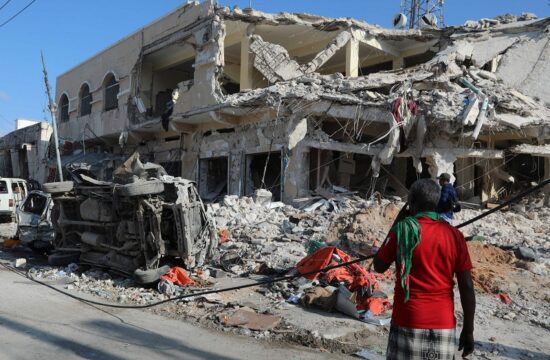 at least 300 were wounded and at least 100 died after the heinous mogadishu car explosions.
