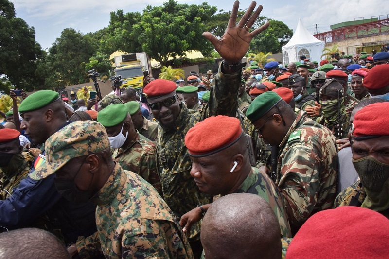 the guinean military has agreed to step down after two years, according to ecowas