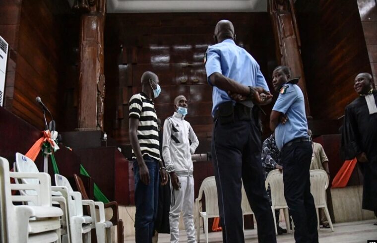 a jihadist attack in 2016 ended in an 11 person prison sentence in ivory coast.