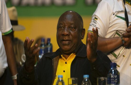 ramaphosa was re elected by the anc of south africa.