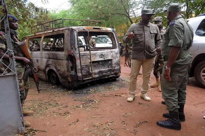 at least 13 villagers were allegedly killed in an attack by jihadists in mali.