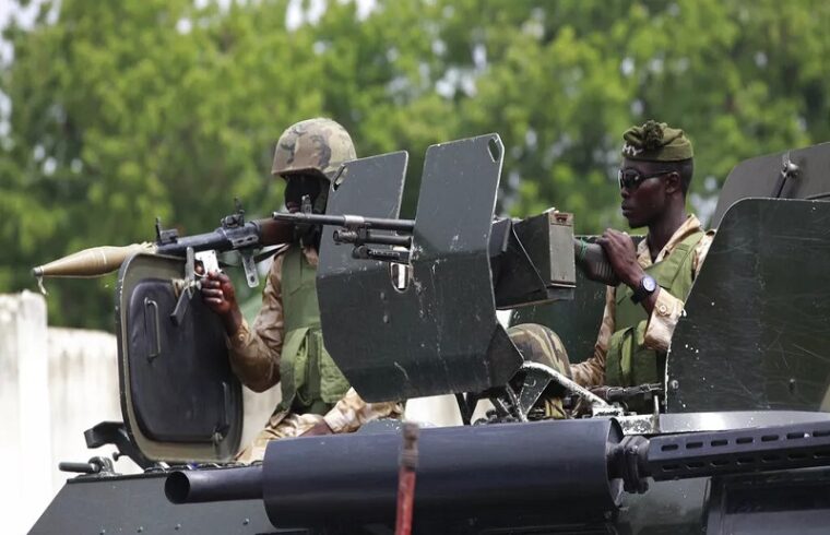 a mine explosion in nigeria claimed the lives of five soldiers