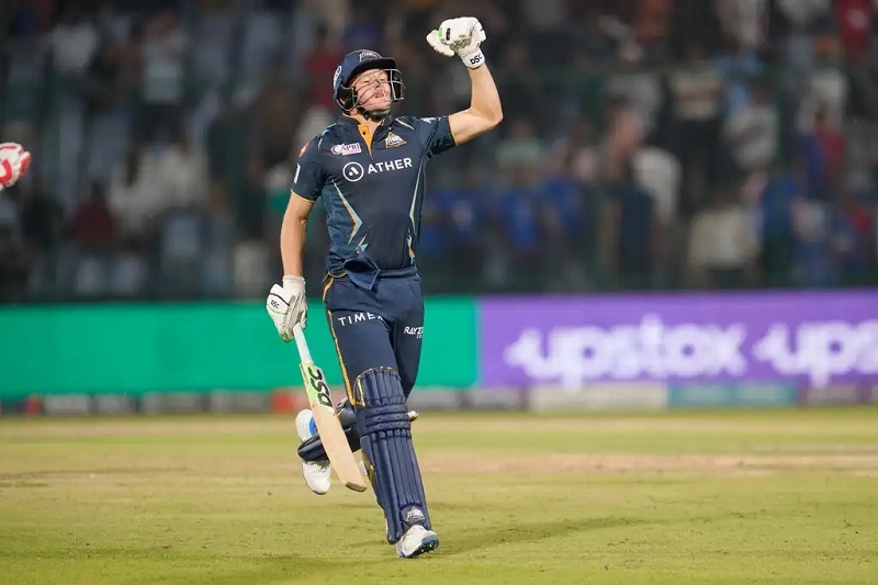 ipl 2023 david miller inspires gujarat titans to win over delhi capitals