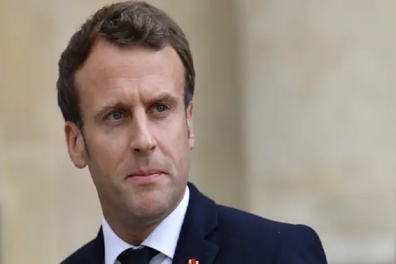 french president emmanuel macron holds pre summit meetings for the global financial pact