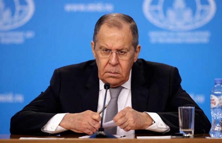 sergei lavrov, the foreign minister of russia, heads to burundi