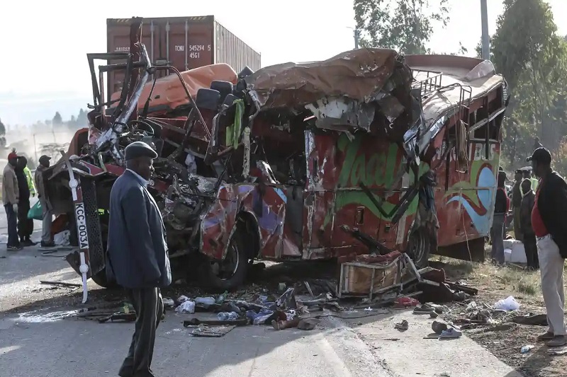 a deadly truck collision claimed 48 lives in kenya