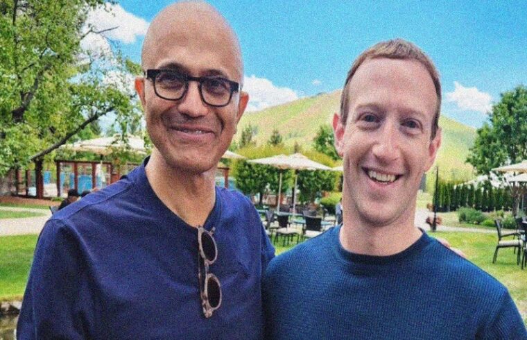 mark zuckerberg and satya nadella announce 'free' chatgpt like tool