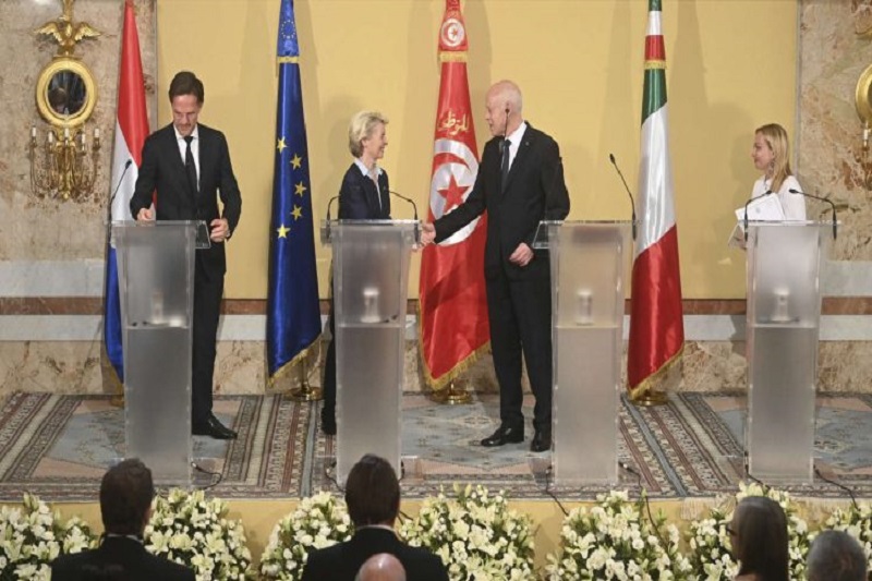 the eu and tunisia sign a strategic agreement on migration and the economy.