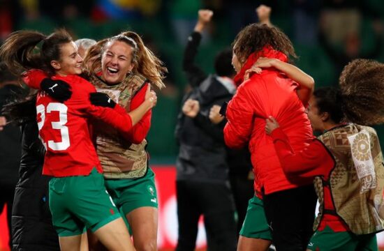 morocco beat colombia to reach the last 16 of the womens world cup