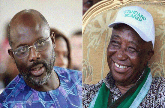 liberia set for tense presidential runoff george weah vs. joseph boakai