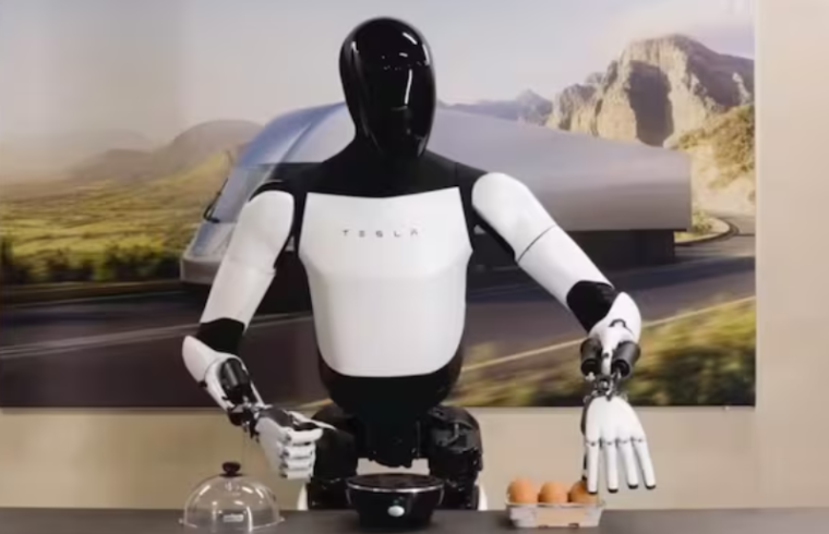 elon musks tesla unveils optimus gen 2 next generation humanoid robot