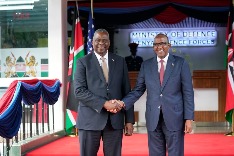 strengthening security ties us defense secretary highlights crucial partnership with kenya