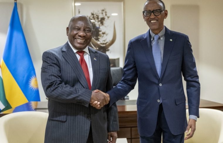 ramaphosa and kagame advocate political solution in drc conflict after closed door meeting