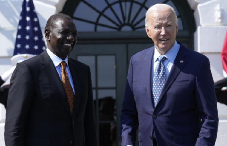 president ruto of kenya is welcomed by biden amid security and technological cooperation