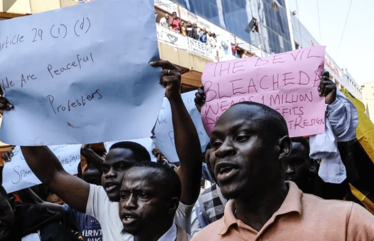 42 demonstrators in ugandan court following young led protest in kampala